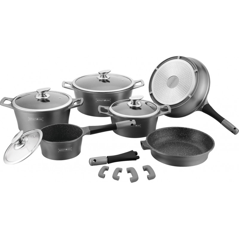 Batterie de Cuisine 14 pièces avec revêtement céramique de Première Qualité Royalty Line