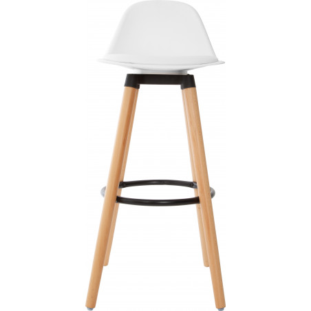 Tabouret bar déco Maxon gris Atmosphera
