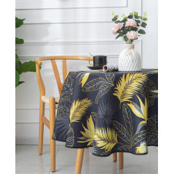 Nappe antitache imprimée "Vahina" ronde 160 cm