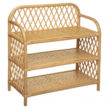 Etagère "Aoni", rotin Hauteur 76 cm Atmosphera