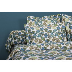 Drap plat 100% "Satin de coton Peigné" / 80 fils /cm²