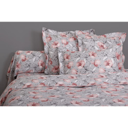 Taie de traversin 100% "Satin de coton Peigné" / 80 fils /cm²