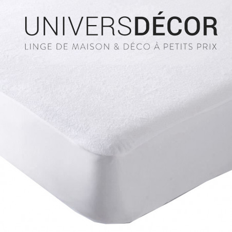 Lot de 2 Protèges matelas imperméable, absorbant et anti-acariens 90 x 190 cm