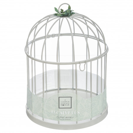 Coffret cage avec diffuseur et bougie Vanille Atmosphera