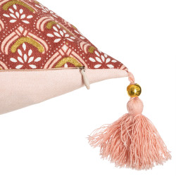 Housse de coussin "Hindou or" 40 x 40 cm Atmosphera