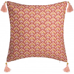 Housse de coussin "Hindou or" 40 x 40 cm Atmosphera