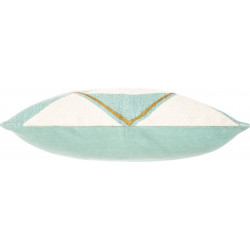 Housse de coussin "Géométrique or" 40 x 40 cm Atmosphera