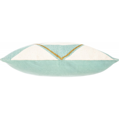 Housse de coussin "Géométrique or" 40 x 40 cm Atmosphera