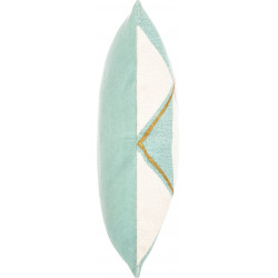 Housse de coussin "Géométrique or" 40 x 40 cm Atmosphera