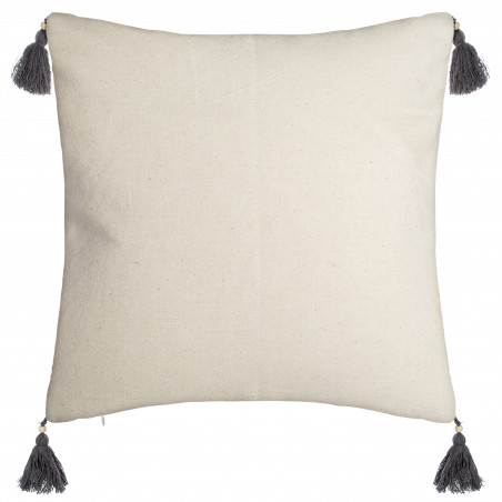 Housse de coussin "Aztèque Pampilles" 40 x 40 cm Atmosphera