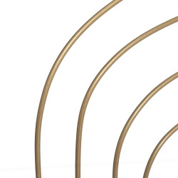 Porte Revue en Métal doré déco Feel H 37 cm Atmosphera