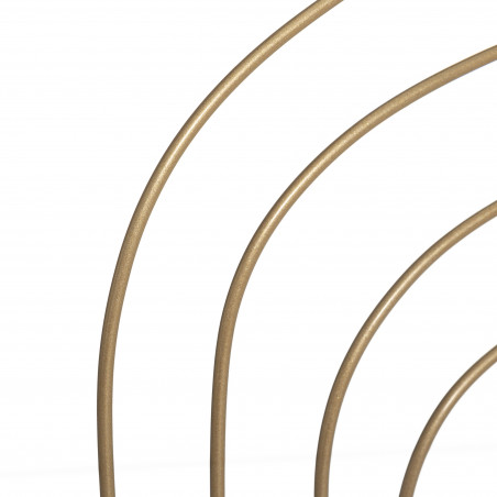 Porte Revue en Métal doré déco Feel H 37 cm Atmosphera
