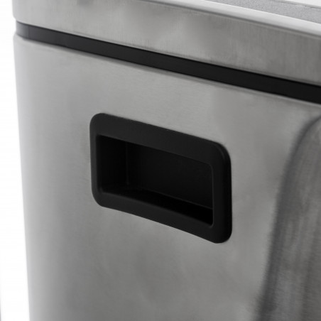 Poubelle Ecologique à Tri sélectif 2 bacs acier Inoxydable d'Atmosphéra