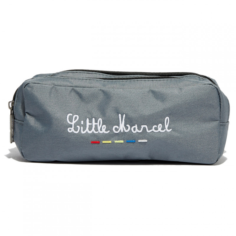 Trousse double Little Marcel 2 compartiments 8879/Gris