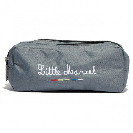 Trousse double Little Marcel 2 compartiments 8879/Gris