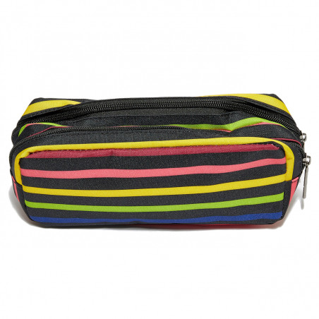 Trousse double Little Marcel 2 compartiments 8879/Rayures