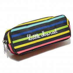 Trousse double Little Marcel 2 compartiments 8879/Rayures