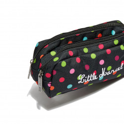 Trousse double Little Marcel 2 compartiments 8879/Pois