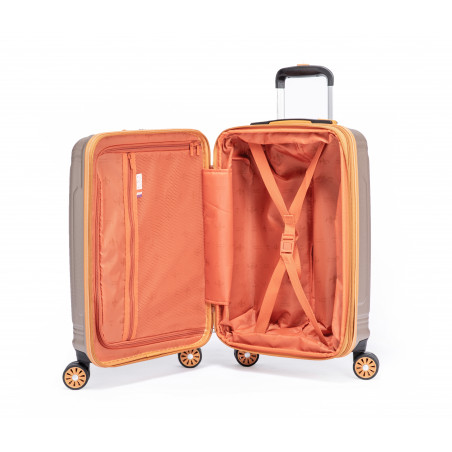 Valise Cabine "Rétro" rigide & Extensible ABS -LYS Paris