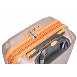Valise Cabine "Rétro" rigide & Extensible ABS -LYS Paris