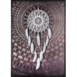 Toile imprimée encadrée "inspiration moderne" 50 x 70 cm Atmosphera