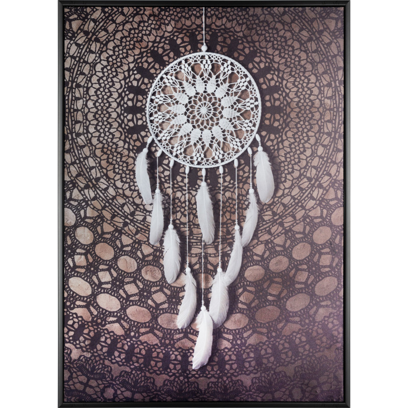 Toile imprimée encadrée "inspiration moderne" 50 x 70 cm Atmosphera