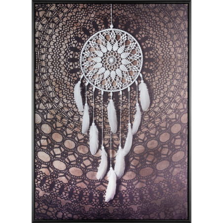 Toile imprimée encadrée "inspiration moderne" 50 x 70 cm Atmosphera