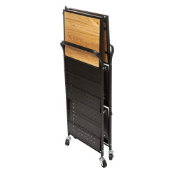 Desserte pliable grand modèle Métal et Bois Atmosphéra