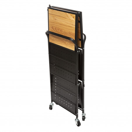Desserte pliable grand modèle Métal et Bois Atmosphéra