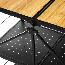 Desserte pliable grand modèle Métal et Bois Atmosphéra
