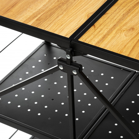 Desserte pliable grand modèle Métal et Bois Atmosphéra