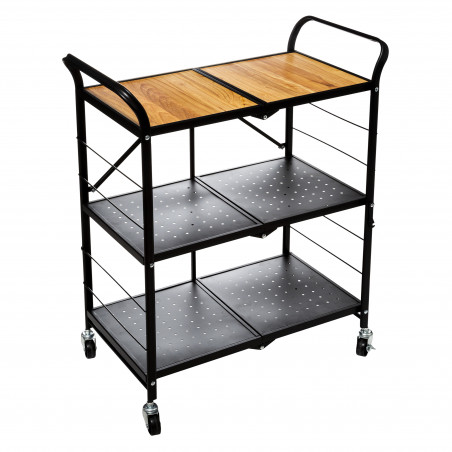 Desserte pliable grand modèle Métal et Bois Atmosphéra