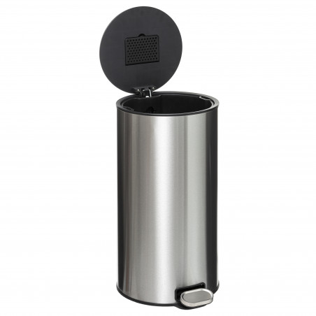 Poubelle métal "Delta" 30 litres Atmosphéra