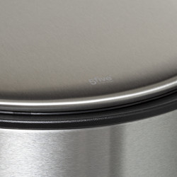 Poubelle métal "Delta" 30 litres Atmosphéra