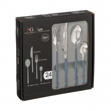 Ménagère 24 pièces "Lya" Secret de gourmet