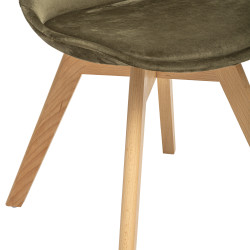 Chaises style scandinave "Baya Patchwork" Atmosphera
