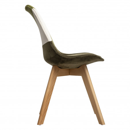 Chaises style scandinave "Baya Patchwork" Atmosphera