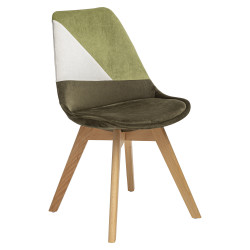 Chaises style scandinave "Baya Patchwork" Atmosphera