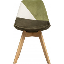 Chaises style scandinave "Baya Patchwork" Atmosphera