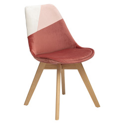 Chaises style scandinave "Baya Patchwork" Atmosphera