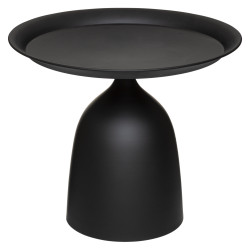 Table à café Totem "Gabin" métal noir Atmosphera