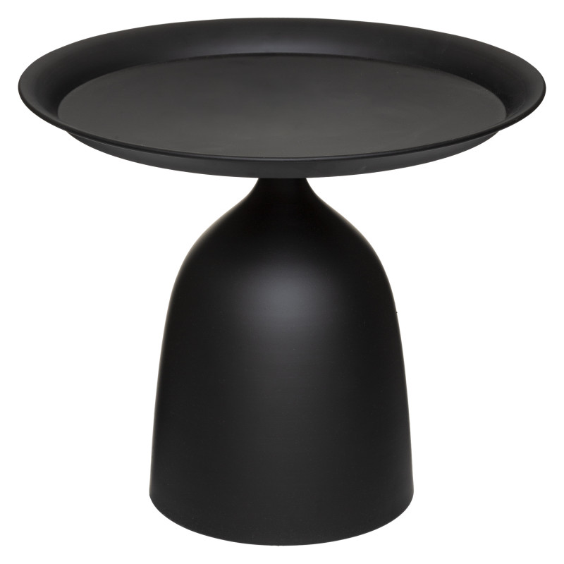 Table à café Totem "Gabin" métal noir Atmosphera