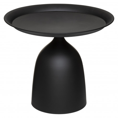 Table à café Totem "Gabin" métal noir Atmosphera