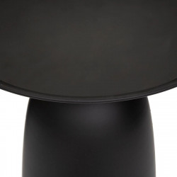 Table à café Totem "Gabin" métal noir Atmosphera