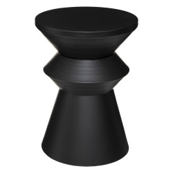 Table à café Totem "Sohan" métal noir Atmosphera
