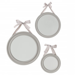 Lot de 3 miroirs "Ruban" ronds Atmosphera