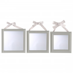 Lot de 3 miroirs "Ruban" carrés Atmosphera
