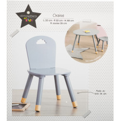 Chaises "Douceur" pour enfant Atmosphera