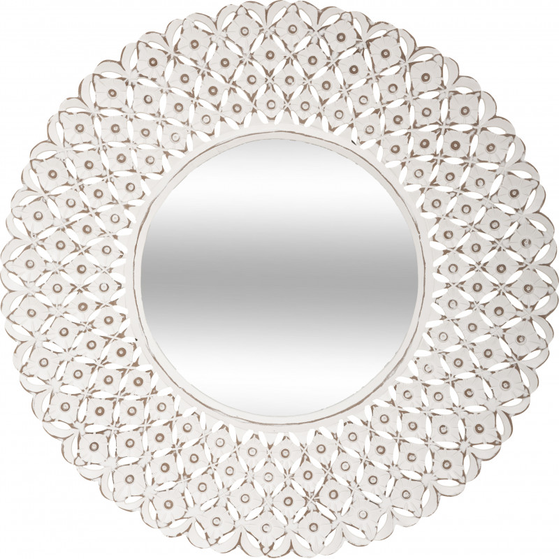 Miroir sculpté "Fanny" Diamètre 75 cm Atmosphera