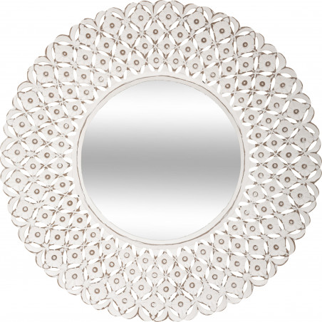 Miroir sculpté "Fanny" Diamètre 75 cm Atmosphera